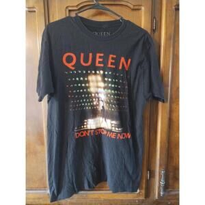 Queen Official Merch Don't Stop Me Now Graphic Band Tee Size Medium